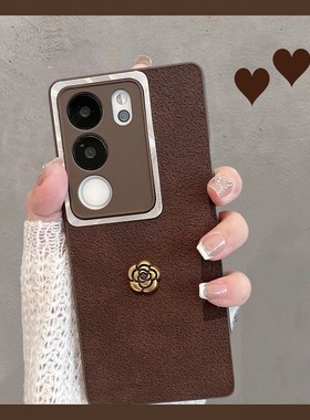 适用于vivos17手机壳s17pro新款viv0s17t简约vos17t曲屏vovos复古vivis女款vivox步步高por创意vovo全包防摔