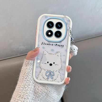 适用于红米note15手机壳女note15pro透明15pro+可爱小狗小米redminote十五por十加5g全包防摔red米新款创意萌
