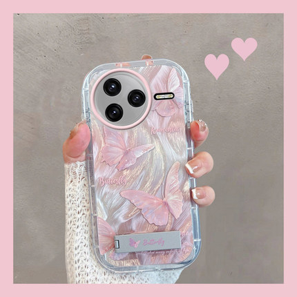 适用于红米k80手机壳redmik80pro新款24117RK2CC女k80至尊版ultra小清新red米k8o蝴蝶u全包防摔80k高级感简约