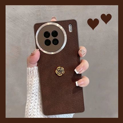 适用于vivox90手机壳x90pro+新款vox90s简约vovox90por十复古vivix90p女款步步高vivo叉九零曲屏viv0全包防摔