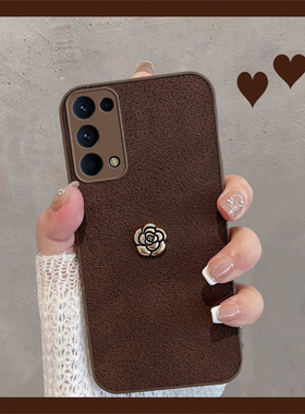 适用于opporeno5手机壳0pp0reno5k新款opopreno5pro5g简约pegm00/10复古女0pporeno55g全包opporeon5p防摔k5g