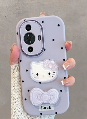 适用于华为nova12活力版手机壳nove11新款可爱hinova11pro少女心navo11ultra带支架fin一al60紫色卡通软壳por