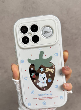 适用于红米k90手机壳redmik90promax新款女小米2510DRK44C可爱草莓25102RKBEC全包防摔red米90k创意k9o小清新