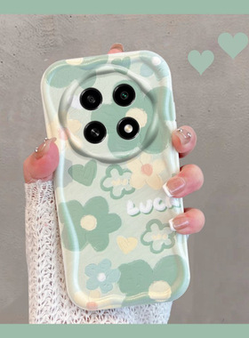 适用于oppoa2pro手机壳小清新pjg110绿色0pp0a2por5g曲屏opa2pr0花朵oppa新款poopa女0ppoa全包防摔opopa软壳