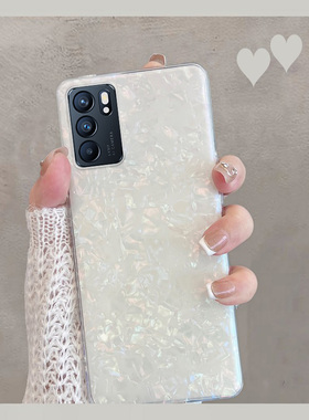 适用于opporeno6手机壳oppo reno6pro5g曲面屏新款opopreno65g网红ins全包防摔0pp0简约ooporeno女opporeon6p