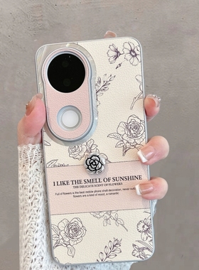 适用于vivos20手机壳viv0s20pro新款女V2429A玫瑰花V2430A全包防摔vivis维沃vovos步步高vovis高级感vos时尚