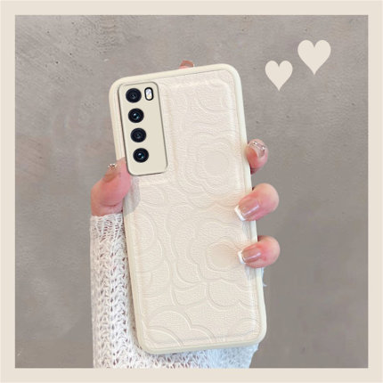 适用于华为nova7手机壳novo7pro5g新款jef一an00女jeran20防摔nowa75g简约note7por山茶花n7高级感全包nava7p