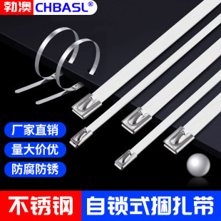 304不锈钢扎带金属扎带201不锈钢绑扎带防锈防冻高强度耐高温扎带
