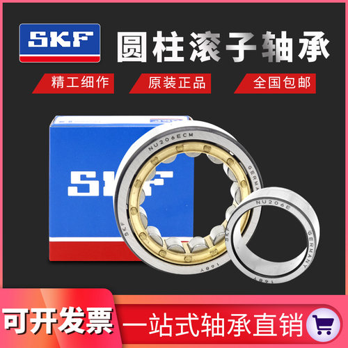 SKF进口轴承NJ204NJ205 NJ206 NJ207 NJ208 NJ209/ECP/ECM/ECJ/C3