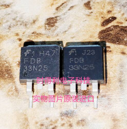 原字码FDB33N25 FDB33N25TM TO-263贴片场效应管250V33A N型
