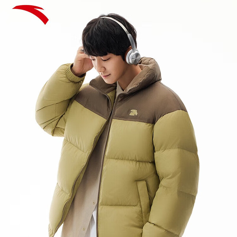 安踏羽绒服保暖外套新款