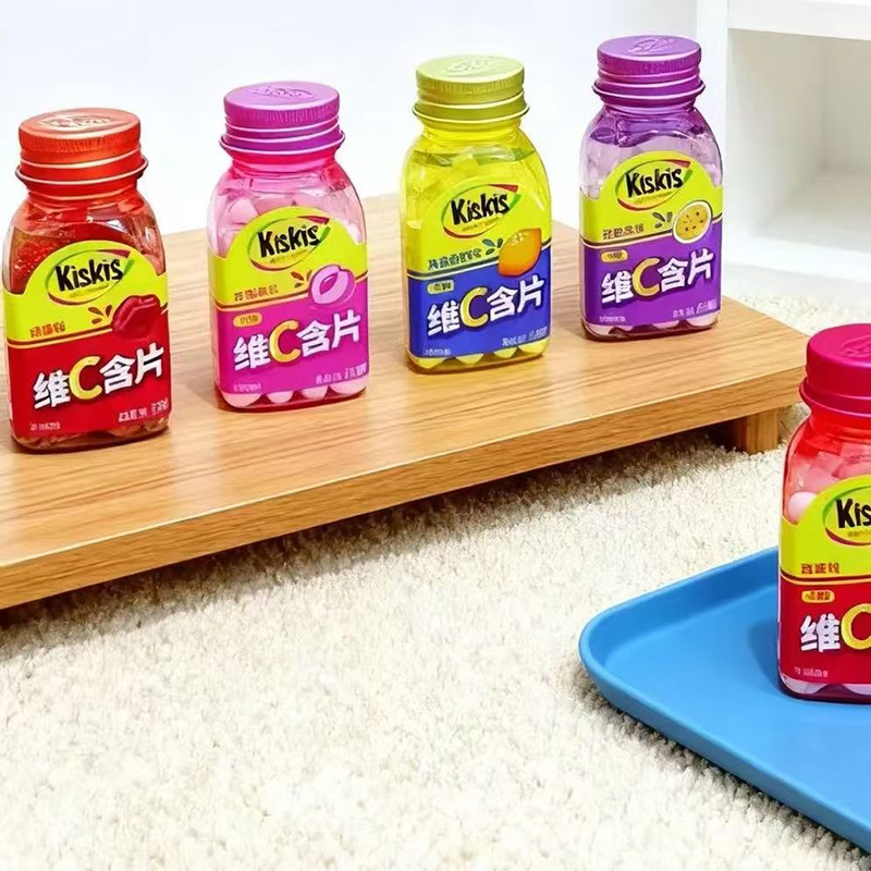 酷滋维c无糖瓶装休闲清口含片