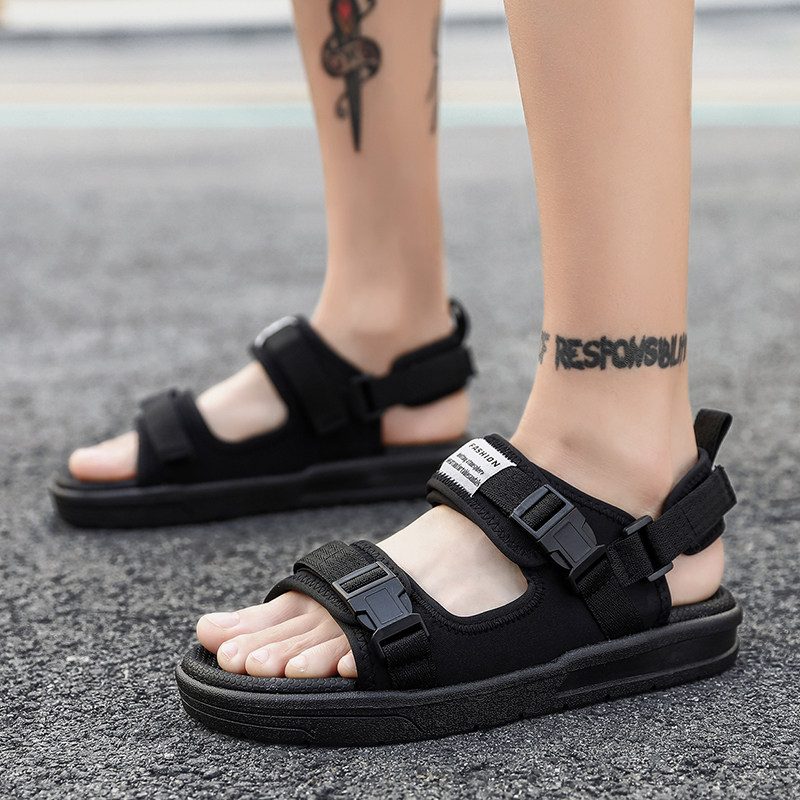 10男童中大童凉鞋2022新款夏季软底防滑两穿男孩学生沙滩鞋13岁潮