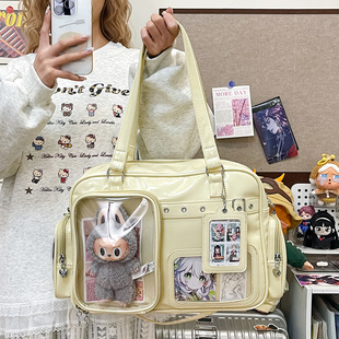 演唱会藏灯牌娃谷两用包大容量追星人娃包双肩斜挎学生日常痛包女