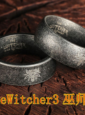 TheWitcher3狼头欧美复古做旧古