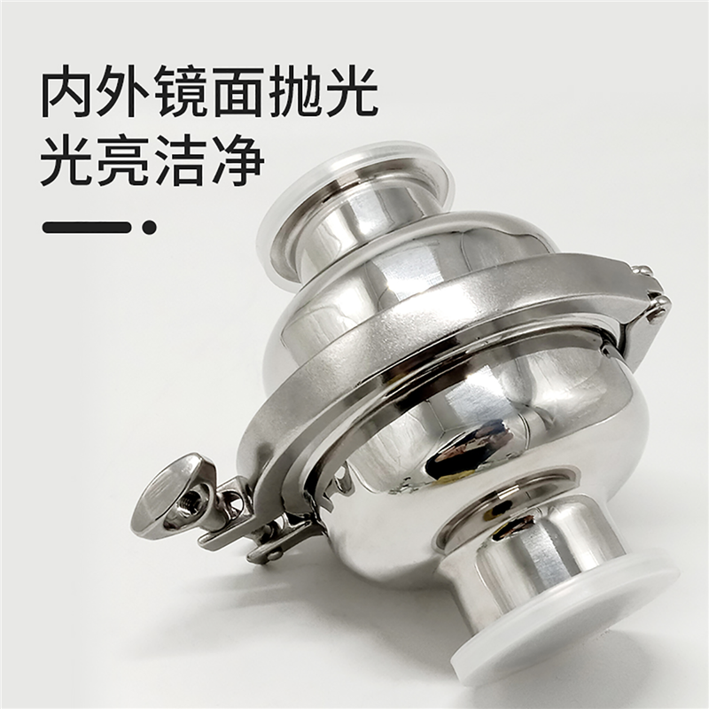 不锈钢快装过滤器304球形卡箍式直通出料口过滤器卫生级过滤网,标准件/零部件/工业耗材,滤网,淘宝优惠券,粉丝福利购,淘宝优惠卷