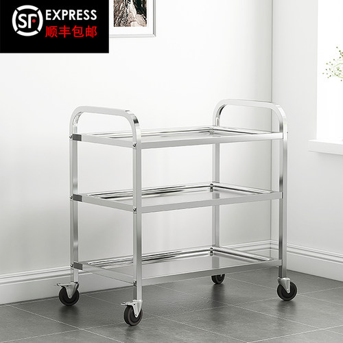 置物架移动商用送餐车不锈钢