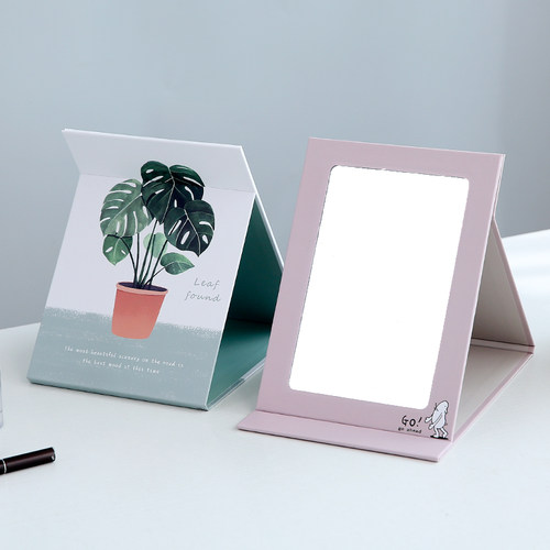 台式化妆镜桌面可立女小镜子学生