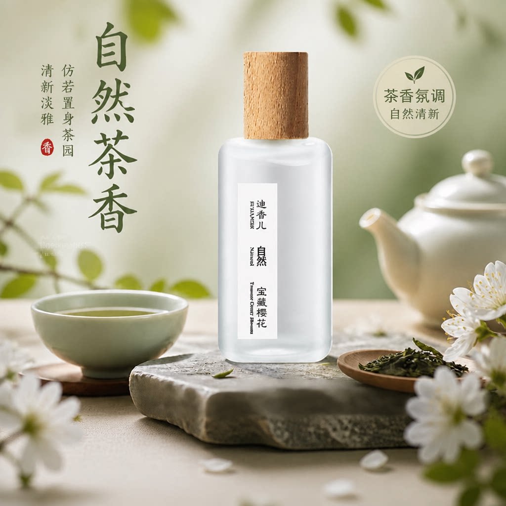 茶香清欢白茶香水持久留香图片