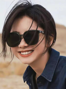 新款墨镜女高级感大脸显瘦太阳镜女夏防晒紫外线开车偏光