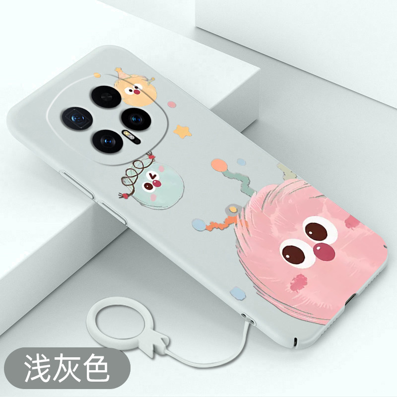 适用荣耀magic8手机壳粉色煤球magic8pro超薄硬壳HONOR全包防摔保护套卡通不顶膜外壳可爱高级感散热壳新款