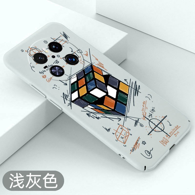 适用华为mate70手机壳涂鸦魔方mate70pro超薄全包mate70pro+防摔保护套磨砂硬壳创意裸感不顶膜个性散热壳
