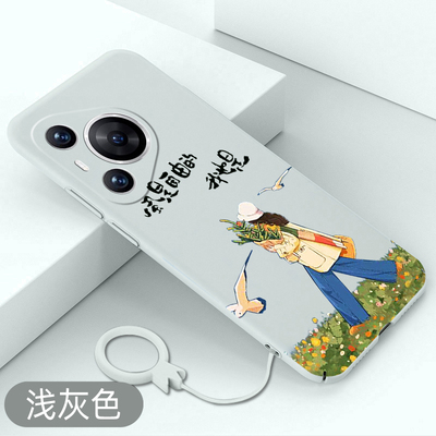 适用于华为pura70手机壳风是自由的pura70pro高级感保护套pura70ultra全包超薄硬壳pro+不顶膜新款卡通防摔