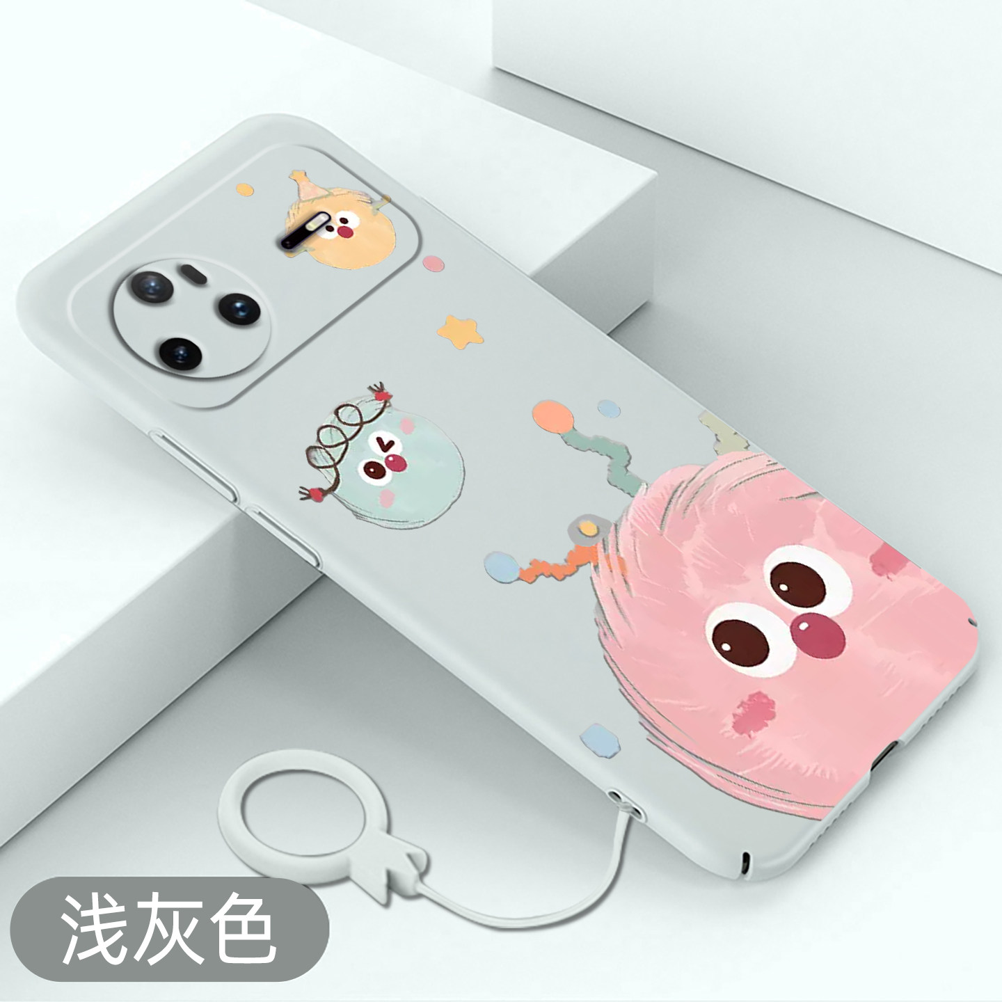 适用华为nova15手机壳粉色煤球nova15pro超薄硬壳nova15ultra全包防摔保护套卡通不顶膜外壳可爱高级感新款