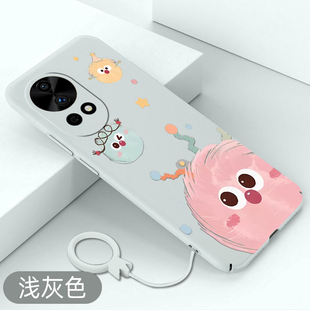 适用华为nova12手机壳粉色煤球nova12pro超薄硬壳12ultra全包防摔12活力版新款可爱不顶膜高级感外壳爆款卡通