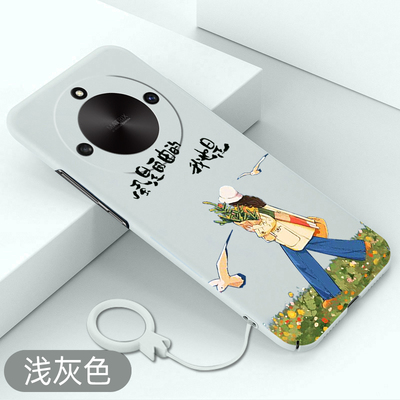 适用于荣耀x40手机壳风是自由的荣耀x40GT高级感保护套x30全包超薄硬壳x40gt竞速版创意防摔卡通新款不顶膜