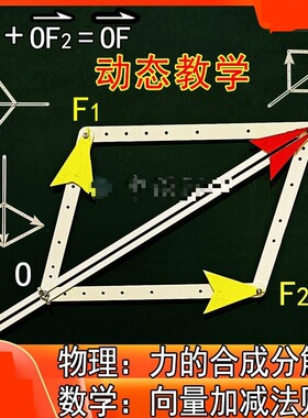 教具物理力的合成与分解数学向量高中公开课评优动态磁性演示器材
