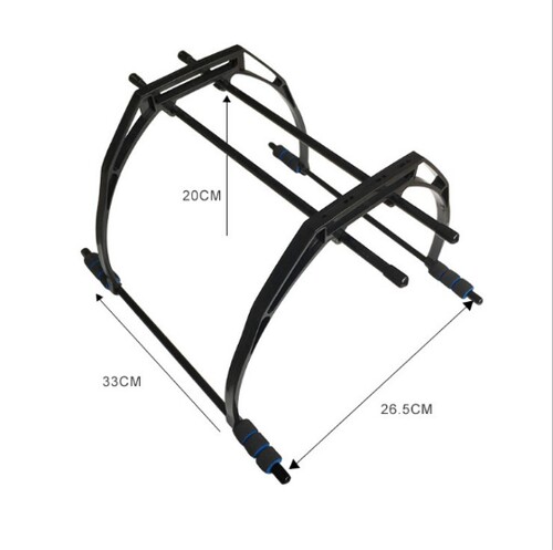 适用F450高脚架 F550四轴脚架六轴通用型FPV航拍图传起落架云台安