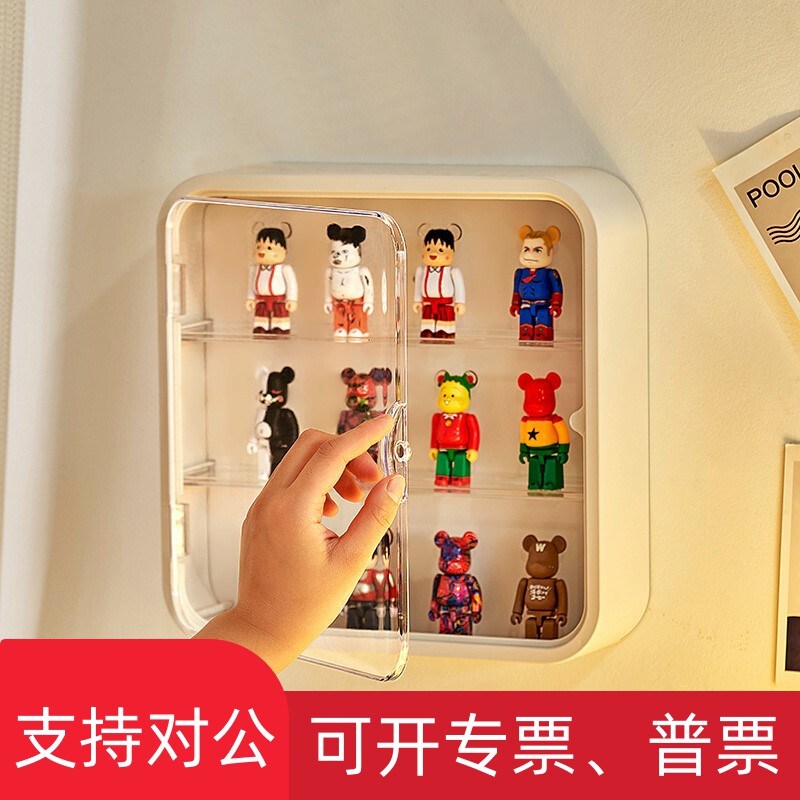 适用Kaman盲盒收纳展示架泡泡玛特透明展柜壁挂式公仔乐高手办收怎么样,好用不?