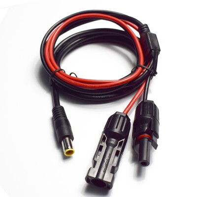 MC4转DC7909/8020/GX16三芯太阳能板连接线适用于电小二户外电源