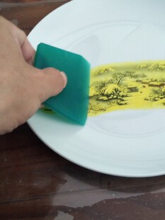 适用陶艺釉上彩花纸景德镇现代粉彩中温烤花800度彩绘免绘画彩色