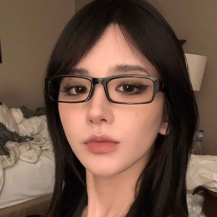 超轻黑框眼镜女可配近视度数眼镜框高清时尚防蓝光方框素颜平光镜