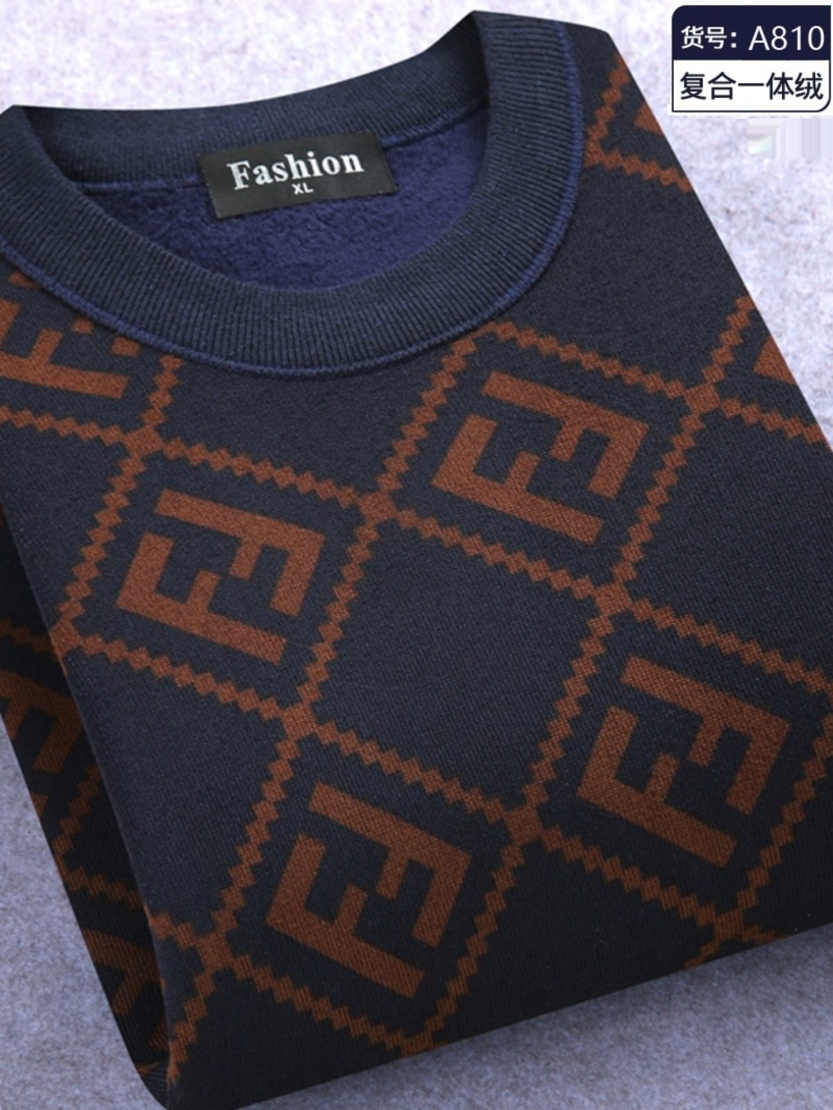 가을 겨울 신작 남성 스타일 스웨터 남성용 슬림 긴팔 티셔츠 라운드 넥 스웨터 중년 바닥 셔츠 1|2개