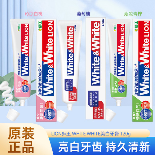 LION狮王不含氟牙膏120g