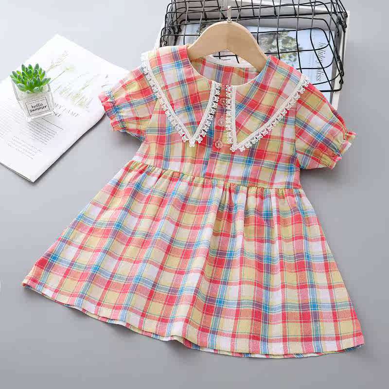 女童連衣裙新款2021年兒童裙子小公主裙寶寶小女孩的漂亮洋氣夏裝在類目 童裝/嬰兒裝/親子裝, 裙子(新), 連衣裙中 - 來自Buy2taobao.com提供專業的淘寶代購服務