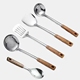 锅铲煎铲汤勺漏勺不锈钢厨具加厚粥勺子套装 家用厨房用品炒菜铲u.