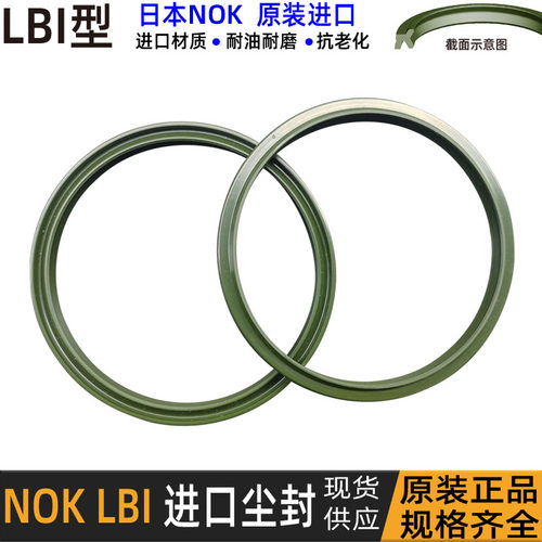 NOK日本进口LBI型尘封油缸防尘圈