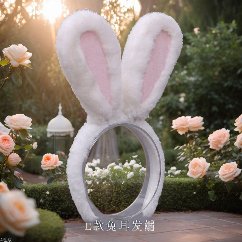 lolita头饰手作JK兔耳朵发饰发箍