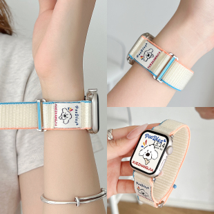 watch 适用华为fit3手表带新款 女款 4Pro夏季 fit2手环腕带高级感fit1智能运动替换腕表带 尼龙编织watchfit4