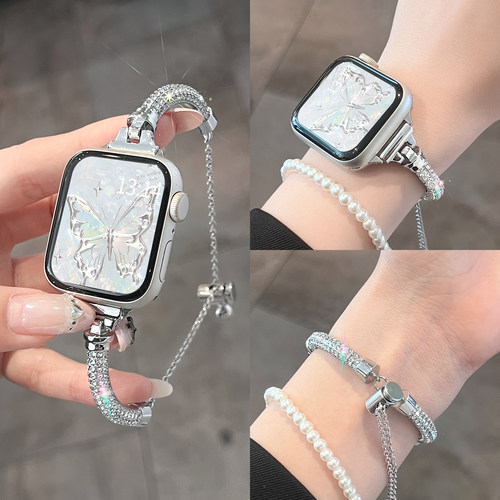 iwatchs11表带新款满钻圆形手镯