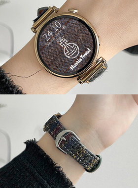 适用华为GT5gt4gt3表带女式智能手表watch5/4/3pro手表带gt2秋冬高级腕表watchgt5腕带41mm专用gt荣耀gs3女款