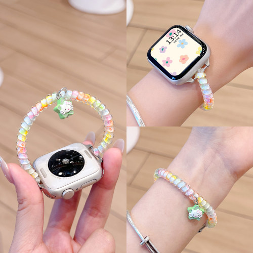 适用vivogt2表带新品电话线发圈
