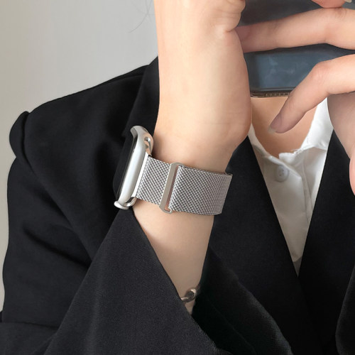 适用applewatch表带全系列钢带