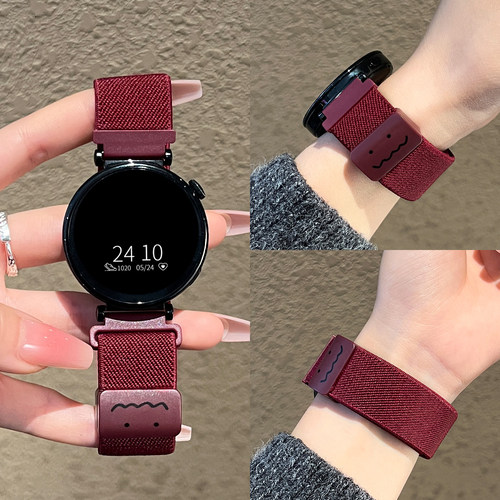 适用vivowatchgt2磁吸编织带涂鸦