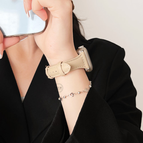 iwatch10/9针扣小蛮腰真皮表带