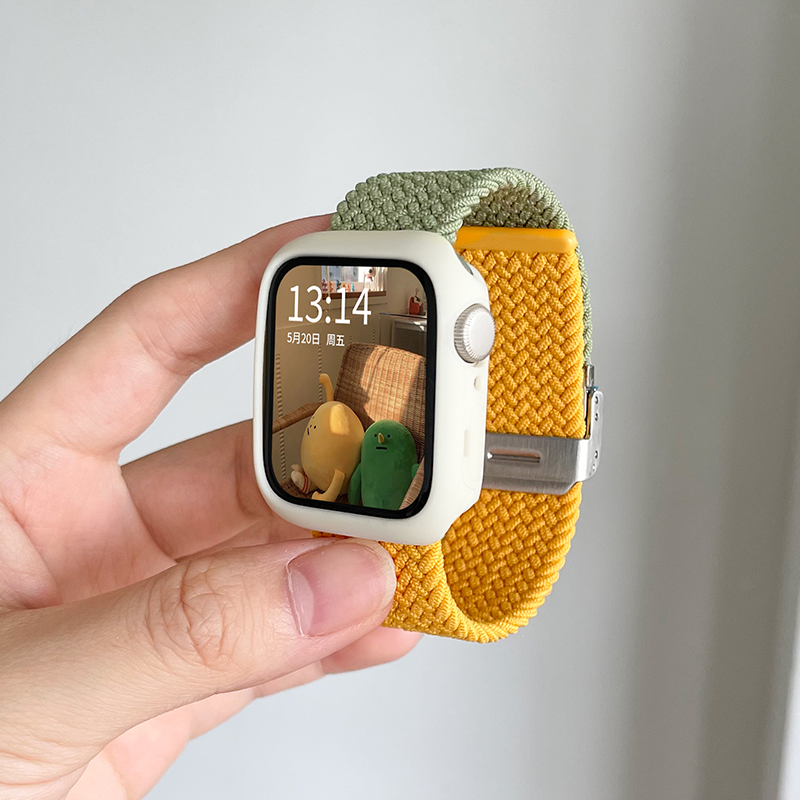 PSNLD苹果iwatch表带编织撞色
